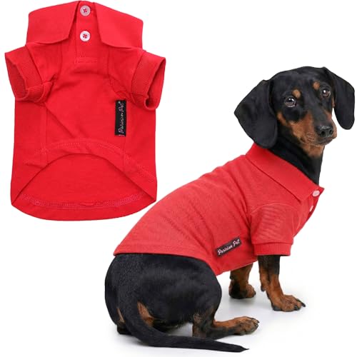 Dog Polo Shirt (XL / Red Polo)