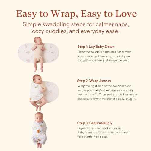 Adjustable Newborn Swaddle Wrap 3 (Midnight Halloween / Small)