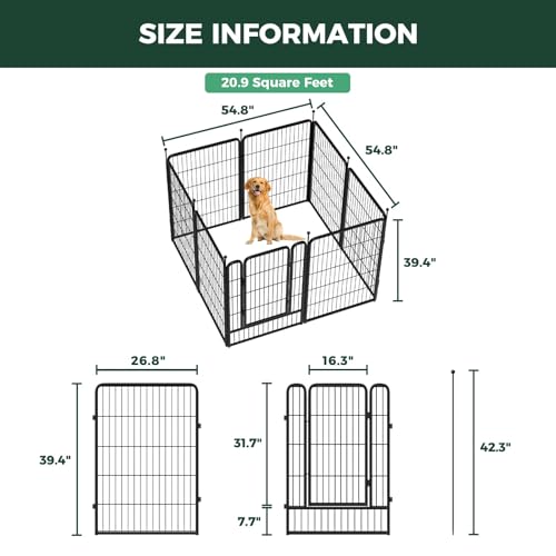 Rollick Dog Playpen (Black / 40"H)