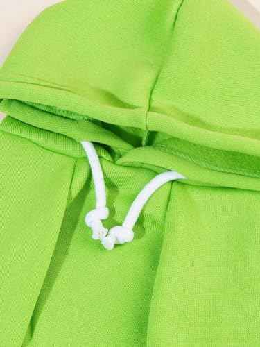 Basic Dog Hoodie Sweatshirt Puppy Sweater Warm Cat Costumes Pet Clothes for Chihuahua Puppy Kitten Small Medium Dogs Green Small (Small / Green)