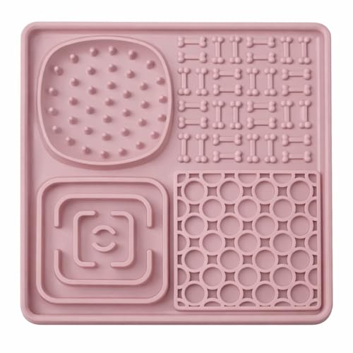 Hearth & Paw Silicone Lick Mat for Dogs (Blush Pink)