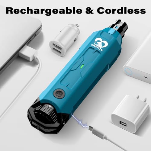 6 Speed Dog Nail Grinder (E-Bright Blue)