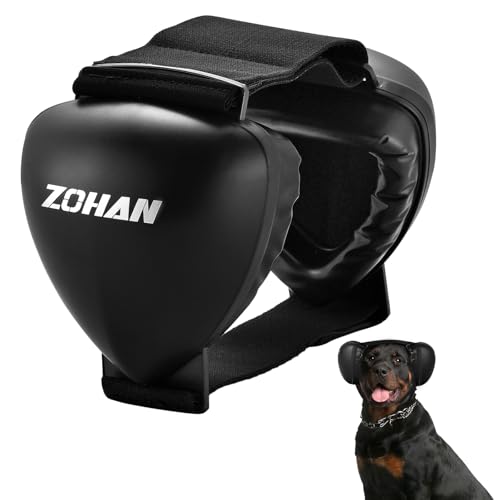 DG02 Dog Ear Muffs Noise Protection (Black-m+-gel Earpads)