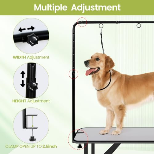 Adjustable Dog Grooming Arm with Heavy (Style 2 / XX‑Large)