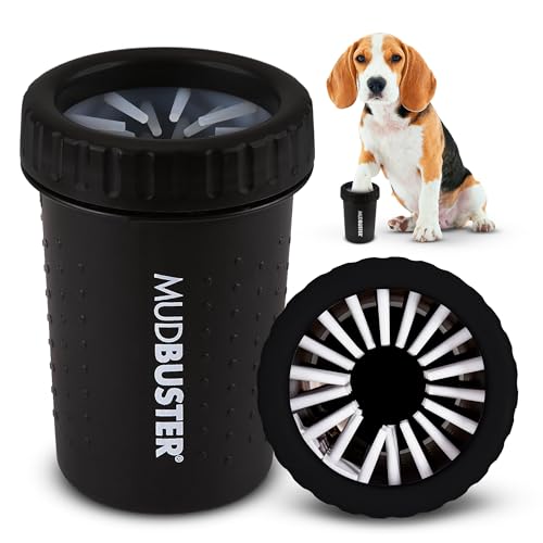 Medium Dog Paw Cleaner (Matte Black / Medium)