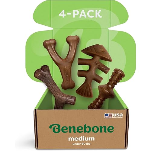 Medium 4 Pack Dog Toys for Aggressive Chewers (Medium / 4 Pack)