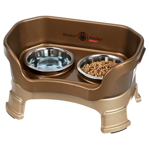 Neater Feeder Deluxe Mess (Cat + Standard Bowl / Bronze)