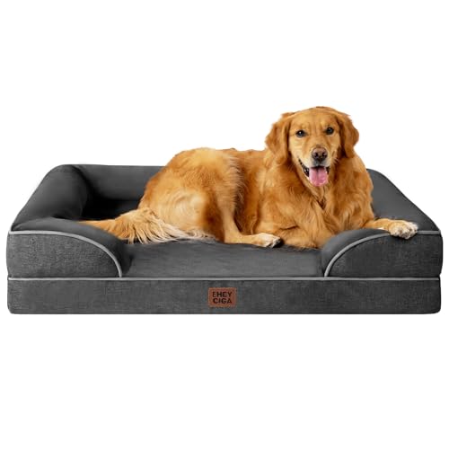 Orthopedic Extra Large Dog Bed (Dark Grey / 44.0"l X 32.0"w X 6.5"th)