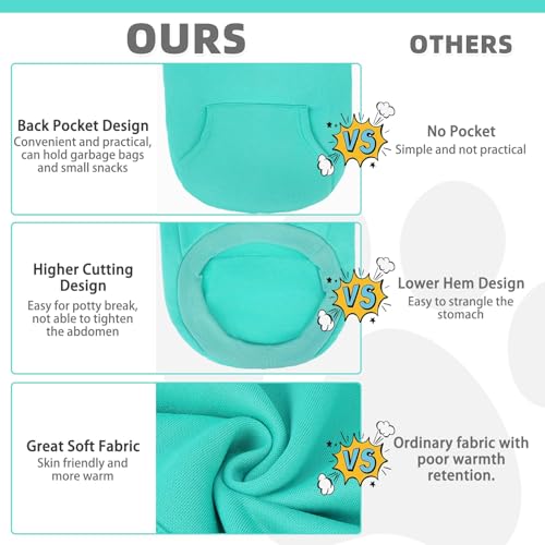 Dog Hoodie for Large Medium Small Dogs (Lake Blue / XX-Large)