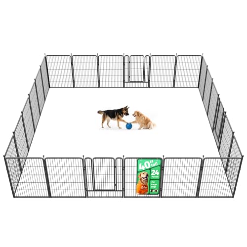 Rollick Dog Playpen (Black / 40"H)