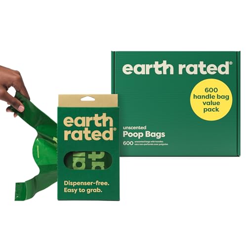 Dog Poop Bags for Dogs (600 Handle Bags (Box) / Unscented)