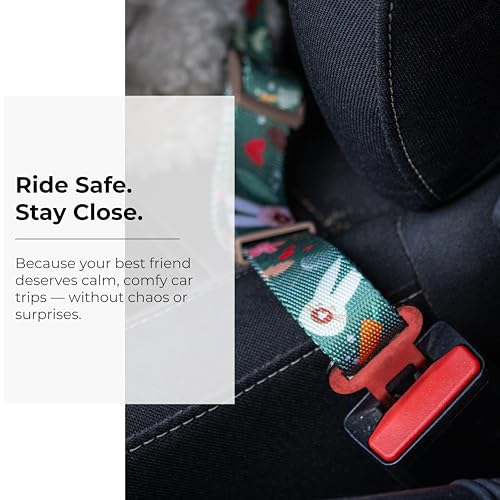 Dog Car Seat Belt (Green (Berry Forest))