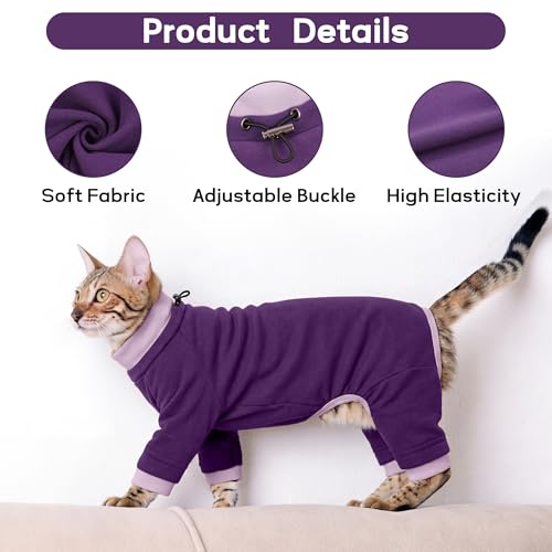 Cat Hair Sticky Shirt (Medium / Purple)