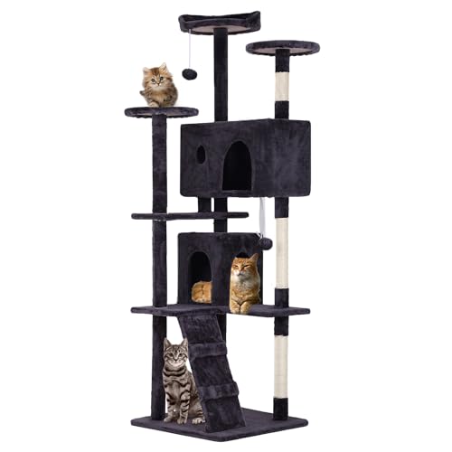 70" Cat Tree Tower (Ashy)