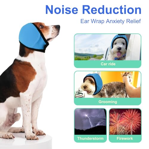 Dog Ear Muffs Noise Protection (M / Lake Blue)
