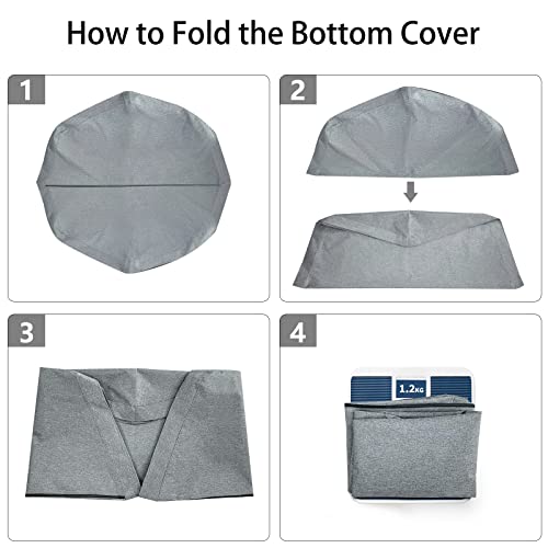 Bottom Cover Mat for Dog Playpen Pen Water (Gray / Fits 24"W Octagon Playpen)