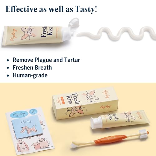 Fresh Kiss Dog Tooth Brushing Kit (Coconut Oil)