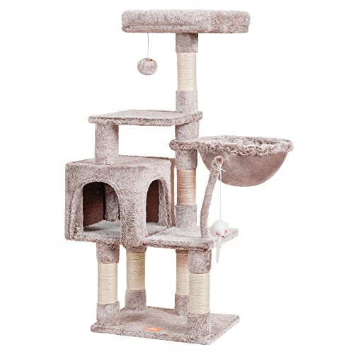 Cat Tree with Toy (43.3 inch / Rosy Brown)