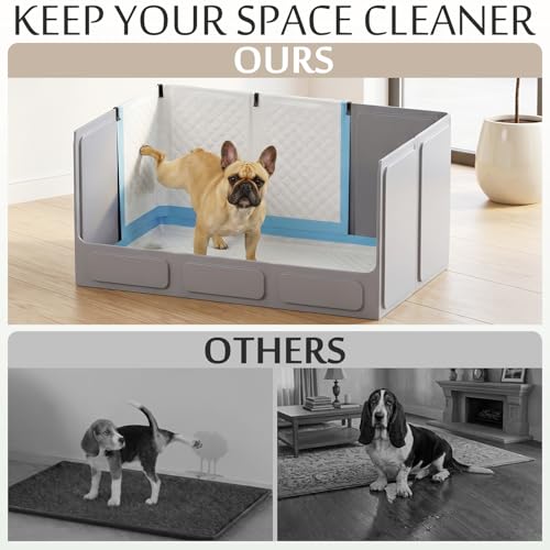 Dog Litter Box with High Walls