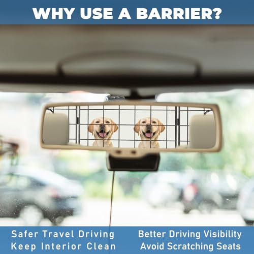 Car Dog Barrier for SUV Adjustable Heavy
