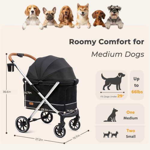 Dog Stroller for Medium and Small Dogs