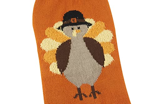 Thanksgiving Fall Dog Clothes Outfit Turkey Pet Dog Sweater for Dogs Male Female (Large / Thanksgiving Turkey)