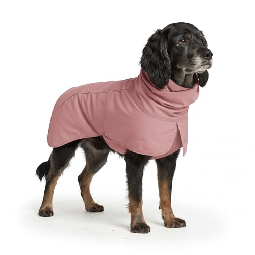 Dog Raincoat Waterproof Rain Jacket w (Sea Pink / XX-Large)