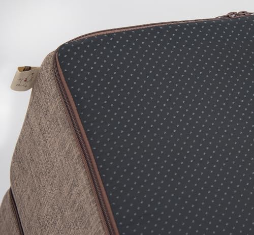 Dog Stairs & Steps (Brown Linen / H: 22 Inches (Foldable))