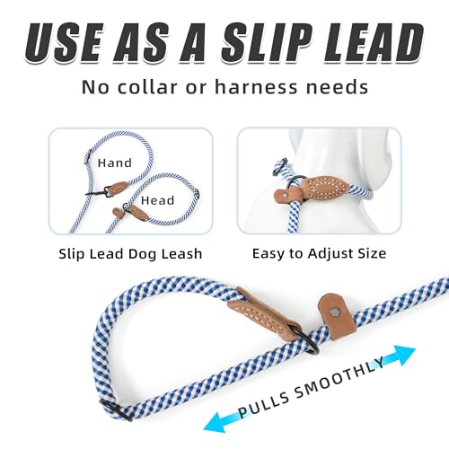 Hands Free Dog Leash (Blue Gray / 7FT Hands Free)