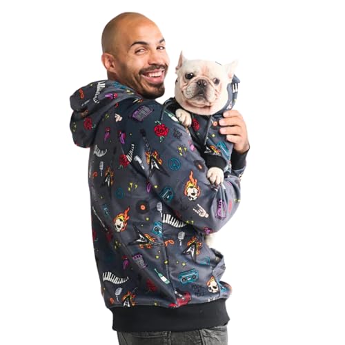 Dog Hoodie Buttery (Rock and Roll / 5XL)