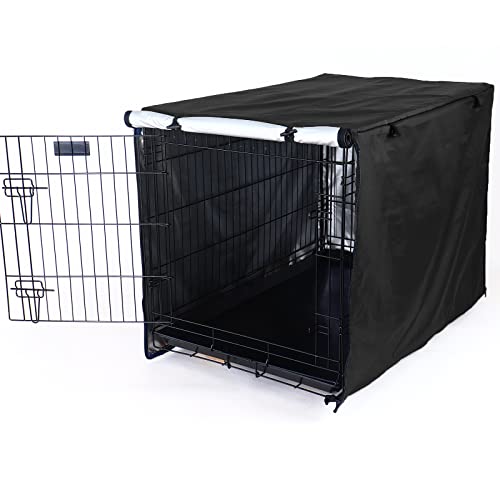 Replacement Dog Crate Cover (Black / 36 inch)