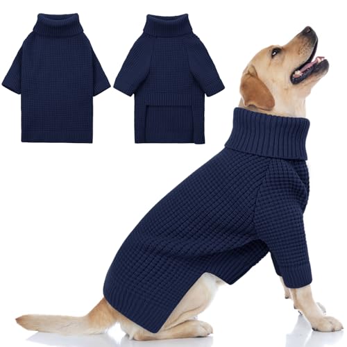 XXL Dog Sweater (Navy Blue / XX-Large)