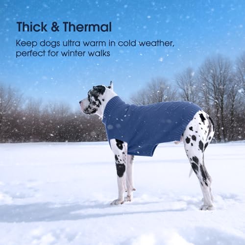 Great Dane Sweater (XXXXX-Large(Chest:43.3 in) / Blue)