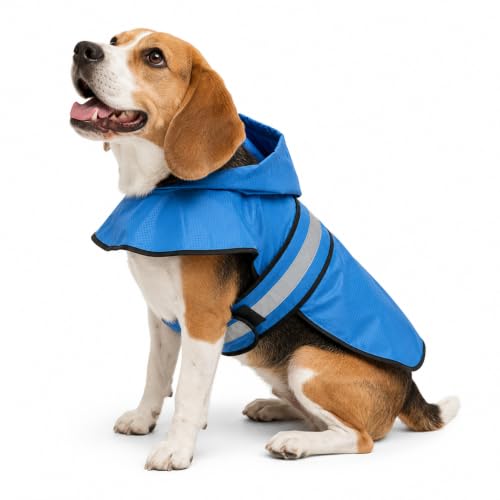 Dogg Toggs Raincoat (Blue / Small)