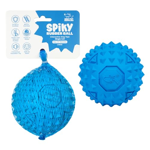 Squeaky Dog Toys with Soft Durable Fabric for Small (Blue / Large)