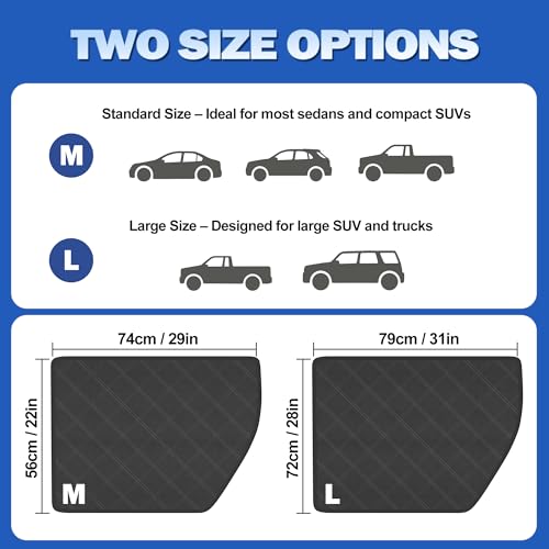 Car Door Protector for Dogs (Black / L)