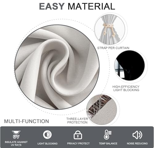 Adhesive Curtains for Window (59"W x 84"L (Pack of 1) / White)