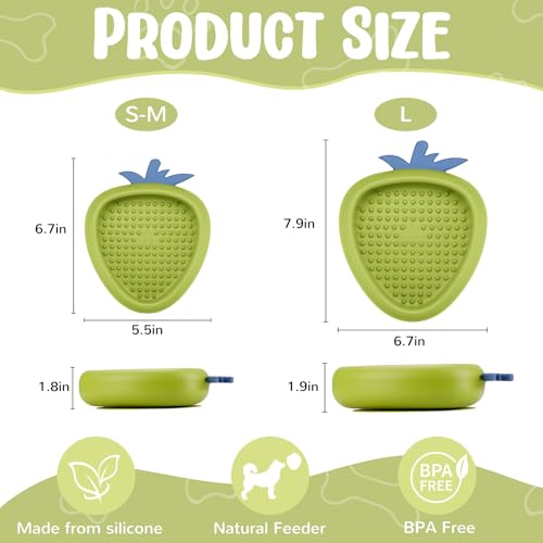 Freeze Dog Lick Bowl (S / B- Green)