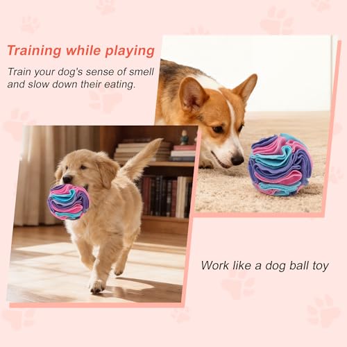 Snuffle Ball for Dogs (Macaron Blue / Small)