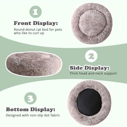 Dog & Cat Bed (20" / Smoke Brown)