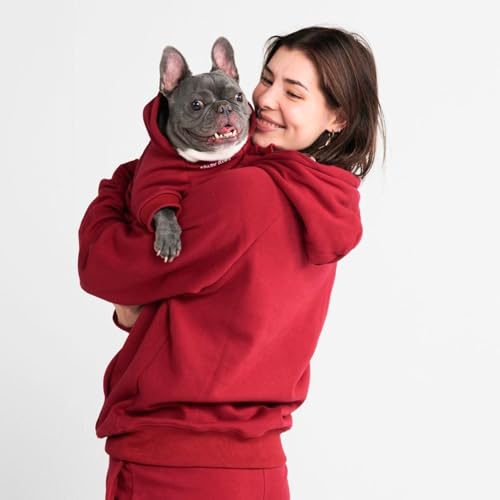 Dog Hoodie Buttery (Burgundy / 3XL)