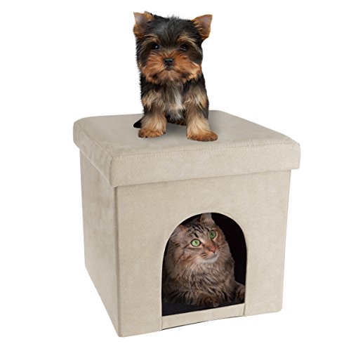 Pet House Ottoman (Tan)