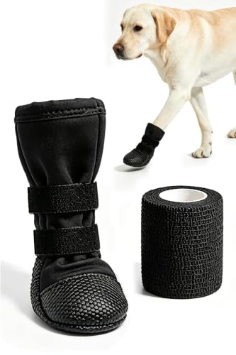 Dog Paw Wound Recovery Boot with Self (S)