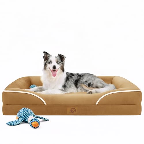 Dog Bed Large Sized Dog (42.0"Lx30.0"Wx7.0"H / 02-Brown)