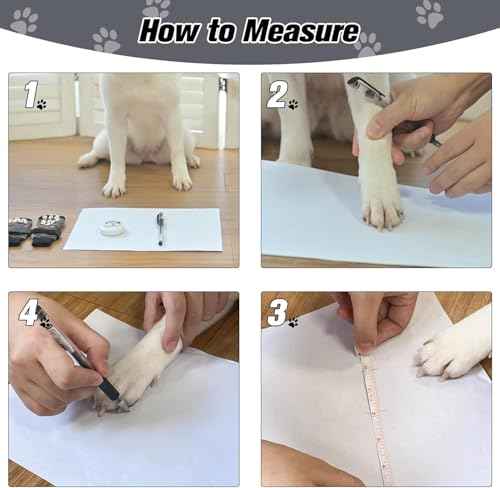 6PCS Anti Slip Dog Socks to Prevent Licking Paws (XX-large (6 Count) / Black and Grey)