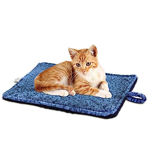 Self Warming Cat Bed (1 Pack - S - 22" * 15" / Blue)