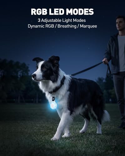 Pet Tracker for Dogs Cats (White)