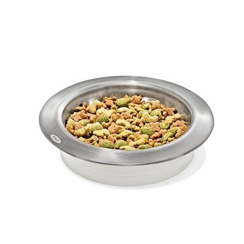 Pet Nonslip Stainless Steel Dog Bowl (Bowl - Small)
