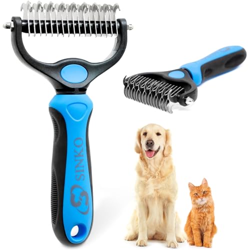 Shedding Brush For Dog and Cat (Blue)