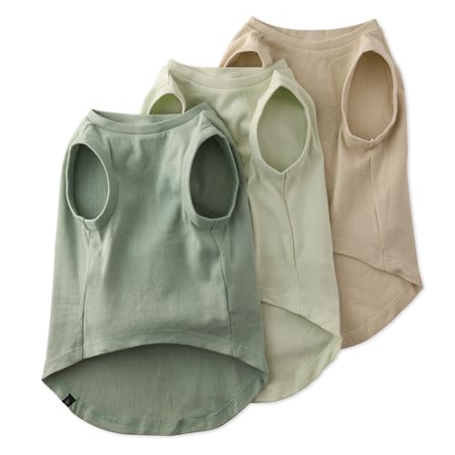 Tank Dog T Shirt (Large / Sage Ombre)